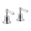JTP Grosvenor Lever Panel Valves Pair - Chrome