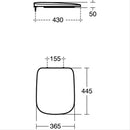 Armitage Shanks Edit D Toilet Seat and Cover S078401