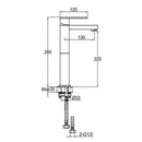 JTP Athena Tall Mono Basin Mixer Tap without Pop Up Waste - Chrome