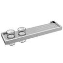 JTP Athena Twin Tumbler Holder - Chrome