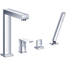 JTP Athena 4 Hole Deck Mounted Bath Shower Mixer Tap - Chrome