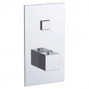 JTP Athena 1 Outlet Touch Push Button Thermostatic Shower Valve - Chrome