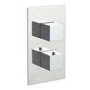 JTP Athena 1 Outlet 2 Handle Thermostatic Concealed Shower Valve - Chrome