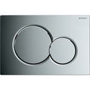 Rimless Wall Hung Pan Geberit Smyle Square Sigma Concealed Cistern Chrome Flush Plate 118.349.21.1
