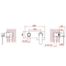 JTP Vue Concealed Manual Valve with Shower Attachment - Chrome