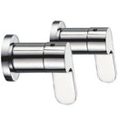 JTP Vue Concealed Stop Valves Pair - Chrome