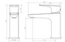 Tavistock Signal Deck Mounted 1 Tap Hole Basin Mixer With Click Waste - Chrome TGN11