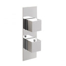 JTP Athena 1 Outlet Slimline Thermostatic Concealed Shower Valve - Chrome