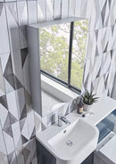 Tavistock Balance Single Door 440mm x 650mm Illuminated Bathroom Mirror Cabinet BA44AL