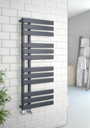 Steel Tower Rail Oregon Design Radiator 500mm x 1180mm - Grey ORE500-1200A