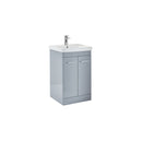 Anas Rossini 600x800x444mm Floorstanding Unit With Basin Pebble Grey ROSSINI04 + DEEP600