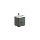 Anas Ella 570x550x444mm Wall Mounted Vanity With Basin Anthracite ELLA-600WALLUNIT-ANTHRACITE + DEEP600