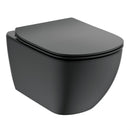 Ideal Standard Retail Tesi Wall Hung Toilet Bowl - Silk Black T0079V3 + T3527V3