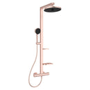 Ideal Standard Ceratherm ALU+ Shower System Thermo 2 Function And 2 Shelves Rose BD579RO