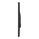 RIMLESS WALL HUNG TOILET PAN SEAT & GROHE WC FRAME MATT BLACK FLUSH PLATE