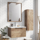 Anas Angel 800x600mm Mirror - Rustic Oak AMBIENCE-MIRROR-80X60-RUSTIC
