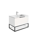 Anas 800x480x200mm Frame with Dual Colour Shelf - Black AMBIENCE-FRAME-80X48X20