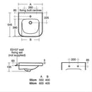 Armitage Shanks Contour 21 600mm Wall Hung Basin 1 Tap Hole S216801