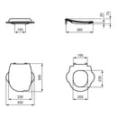 Armitage Shanks Contour 21 Toilet Seat and Cover S453379