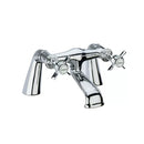 Tavistock Varsity 2 Tap Hole Deck Mounted Bath Filler Traditional Chrome TVA32