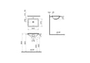 Vitra S20 500mm Under Counter Washbasin 0 Tap Holes 5474B003-0642