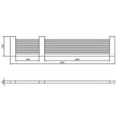 JTP Plus  Shelf Holder - Chrome