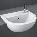 RAK Ceramics Compact 325mm Semi Recessed Basin 1 Tap Hole COM40SR1RH