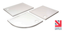 Quadrant Stone Resin Shower Tray Modern Design Low Profile 45mm
