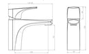 Tavistock Strike Deck Mounted 1 Tap Hole Basin Mixer With Click Waste - Chrome TSE11
