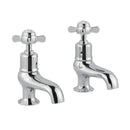 JTP Grosvenor Pinch Bath Taps Pair - Chrome