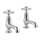 JTP Grosvenor Cloakroom Pinch Basin Taps Pair - Chrome