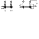 JTP Grosvenor Cloakroom Pinch Basin Taps Pair - Chrome