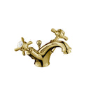 JTP Grosvenor Pinch Basin Mixer Tap with Pop Up Waste - Light Gold