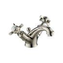 JTP Grosvenor Pinch Basin Mixer Tap with Pop Up Waste - Nickel