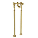 JTP Grosvenor Pinch Freestanding Bath Filler Tap - Light Gold