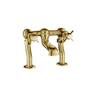 JTP Grosvenor Deck Mounted Pinch Bath Filler Tap - Light Gold