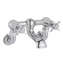 JTP Grosvenor Pinch Wall Mounted Bath Filler Tap - Chrome