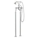 JTP Grosvenor Pinch Freestanding Bath Shower Mixer Tap with Kit - Chrome