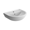 VitrA Milton 550mm Washbasin With Pedestal 1 Tap Hole 5751L003-0999