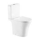 Kameo Comfort Heigh Rimless Coupled Toilet With Cistern Soft Close Seat Push Button Back To Wall