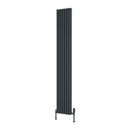 Reina Albano Vertical Aluminium Radiator - 1800x270mm - Anthracite A-ABN18026A