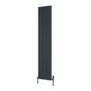 Reina Albano Vertical Aluminium Radiator - 1800x350mm - Anthracite A-ABN18034A