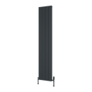 Reina Albano Vertical Aluminium Radiator - 1800mm x 350mm - Anthracite