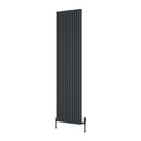 Reina Albano Vertical Aluminium Radiator - 1800x430mm - Anthracite A-ABN18042A