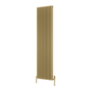 Reina Albano Vertical Aluminium Radiator - 1800mm x 430mm - Brass