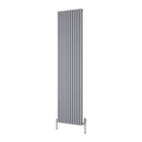 Reina Albano Vertical Aluminium Radiator - 1800x430mm - Silver A-ABN18042S