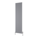 Reina Albano Vertical Aluminium Radiator - 1800mm x 430mm - Silver