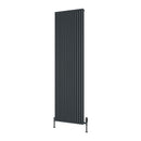 Reina Albano Vertical Aluminium Radiator - 1800x510mm - Anthracite A-ABN18050A