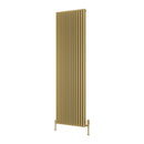 Reina Albano Vertical Aluminium Radiator - 1800x510mm - Brass A-ABN18050B