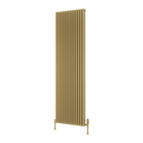 Reina Albano Vertical Aluminium Radiator - 1800mm x 510mm - Brass